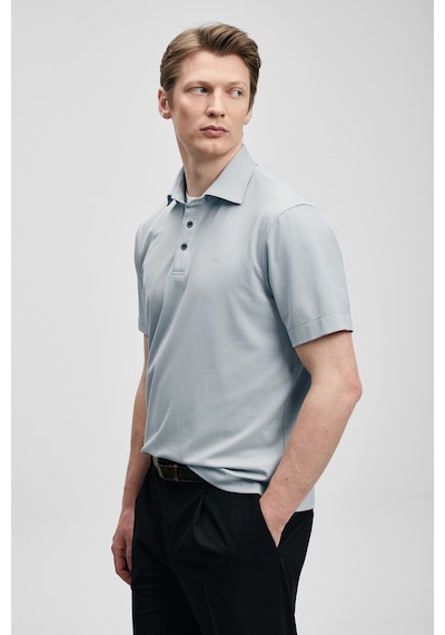 Lufian Hudson Smart Erkek Polo Tişört Taş Taş 111040234100190