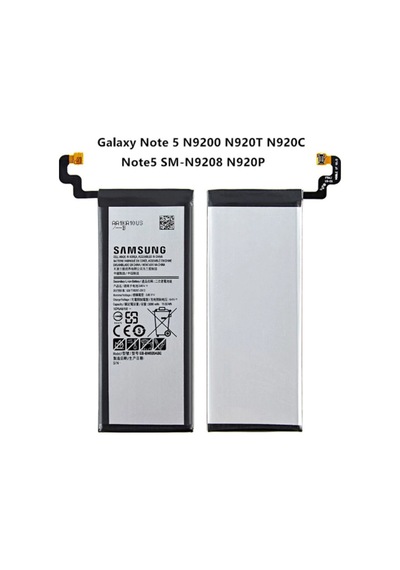 Samsung Galaxy Uyumlu Note 5 Kalitesinde Batarya Pil -sm-n920 Kalitesinde Batarya
