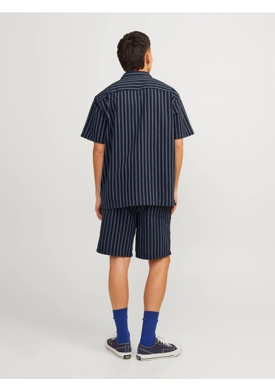 Jack & Jones Jack&jones Erkek Gömlek 12256772 Lacivert - Beyaz