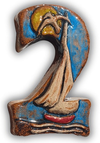 El Yapımı Deniz Temalı Seramik Kapı No.2 - 8x13 Cm - Akdeniz/ege Ruhu - Dekoratif Ev, Villa, Site Girişi, Dış Mekan Ve Apartman Girişi - El Yapımı Deniz Temalı Seramik Kapı No.2 - 8x13 Cm - Akdeniz/ege Ruhu - Dekoratif Ev, Villa, Site Girişi, Dış Mekan Ve Apartman Girişi -