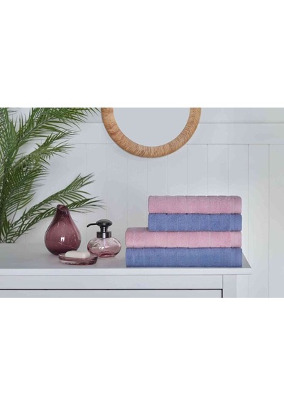 Özdilek Nev Mellow Gri-pudra Best Set Hamam Takımı