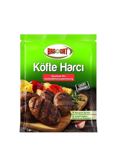 Bağdat Köfte Harcı 90g - Taze Çekilebilir Baharat Karışımı - 5 Adet Tarı
