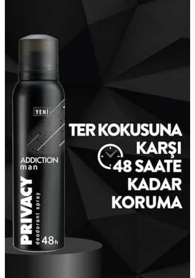 Prıvacy Addiction Man Deodorant, 150 Mililitre