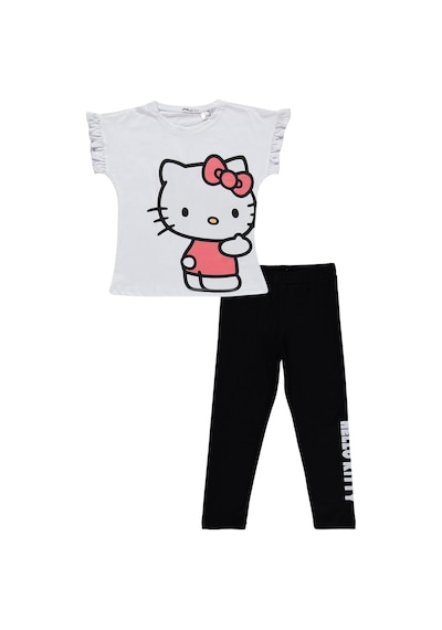 Hello Kitty 6-9 Yaş Takım - Kırık Beyaz-siyah