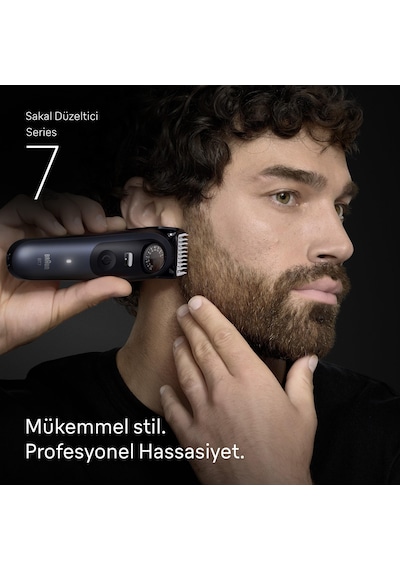 Braun Sakal Düzeltici Series 7, +10 Berber Ekipmanları, 40 Uzunluk, Problade, Bt7540