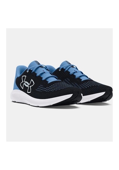 Under Armour Ua Charged Pursuit 3 Big Logo Kadın Koşu Ayakkabısı 3026523-004 Siyah