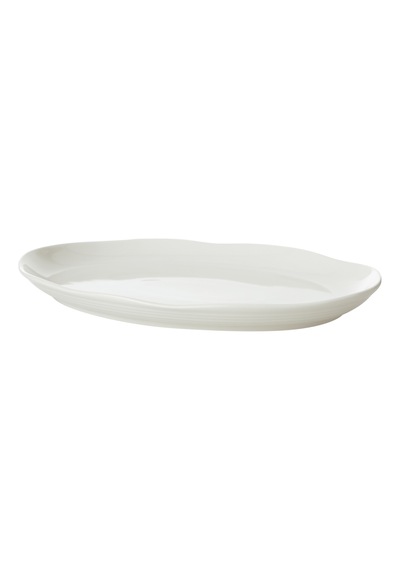 Mudo Home Aspendos Kayık Tabak 27cm Beyaz