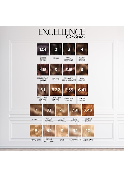 L'Oréal Paris Excellence Saç Boyası 6 Açık Kahve 3'lü Set L'Oréal Paris Excellence Saç Boyası 6 Açık Kahve 3'lü Set