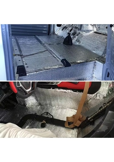 Ticari Araç Karavan Panelvan Oto Ses Yalıtım Malzemesi 13mm Kalınlıkta 50cmx100cm 10adet