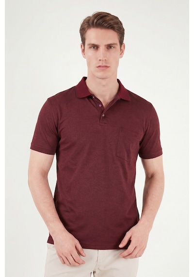 Buratti Pamuklu Regular Fit Göğüs Cepli Düğmeli Polo T Shirt Erkek Polo T Shirt 4565001 Bordo Buratti Pamuklu Regular Fit Göğüs Cepli Düğmeli Polo T Shirt Erkek Polo T Shirt 4565001 Bordo