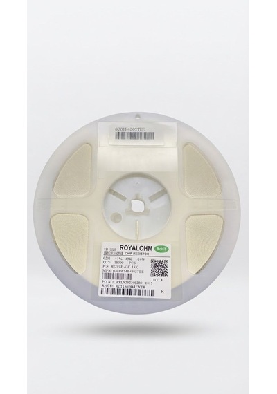 Royalohm 0201 43k 1% 1/20w Smd Direnç / Çip Direnç 15000 Adet Makara Paket
