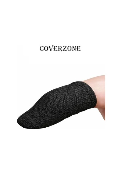 Mobil Oyun Parmak Kılıfı, Yüksek Hassasiyetli Dokunmatik Parmak Kolu, Terletmeyen Kaydırmaz Gamer Finger Sleeve, Fps Pubg Oyun Aksesuarı, Telefon Tablet Uyumlu - Kp01 İki Çift - Siyah