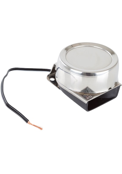 Tekne Kornası. Easterner Tekli Korna. 12V. Paslanmaz Krom Korna Krom