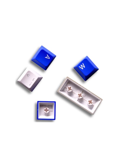 Cherry Double Shot Pbt Full Set Mavi Türkçe Keycap Set