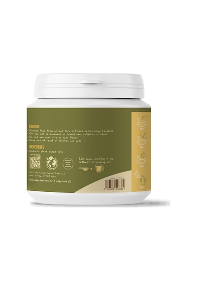 Easytoss Kullanılmış Yağı Organik Atığa Dönüştüren Bitki Bazlı Kızartma Yağı Katılaştırıcı 220 Gr 0.3 ML