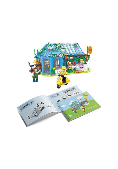 Ogi Mogi Toys Eğitici Bloklar Kahve Evi 642 Parça,Yapı Seti
