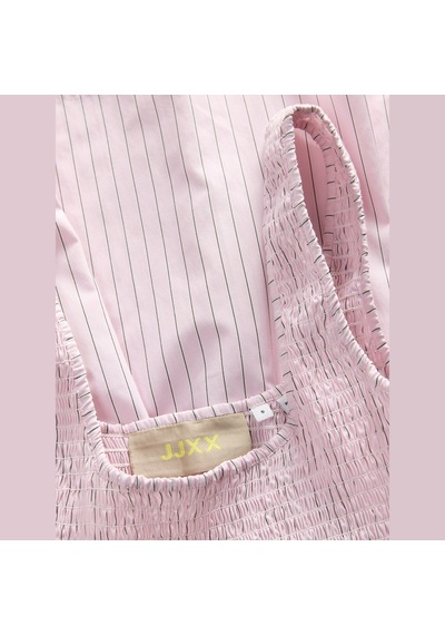 Jack & Jones Kadin Stretch Fit Mini Elbise - Caro - 12301544 Pink Lady