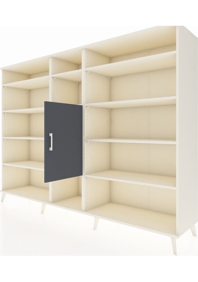 Hyperion Dolap 12 Raflı Tek Kapaklı 220x44x163 Aytaşı-antrasit/a Aytaşı-antrasit/aytaşı Hyperion Dolap 12 Raflı Tek Kapaklı 220x44x163 Aytaşı-antrasit/a Aytaşı-antrasit/aytaşı