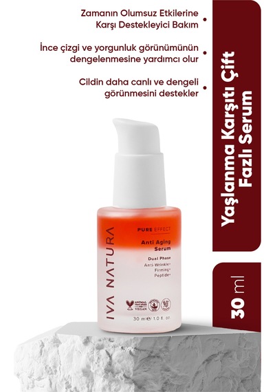Iva Natura   Çift Fazlı Nemlendirici Cilt Bakım Serumu 30 ML