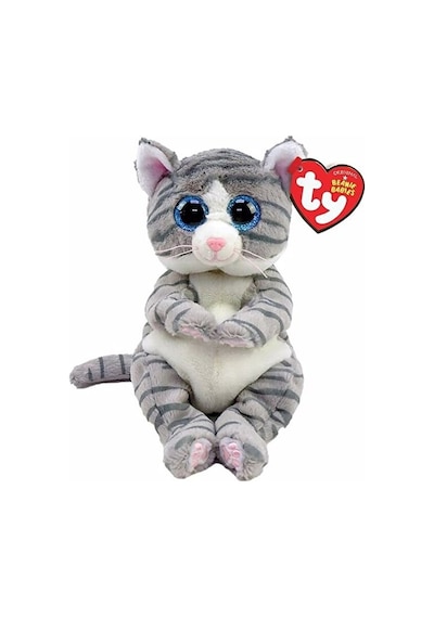 Ty Beanie Bellies Oturan Gri Peluş Kedi Mitzi 15 Cm
