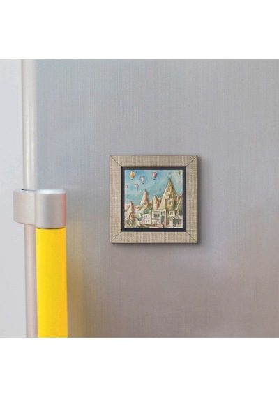 Kapadokya Baskılı Mdf Magnet 7x7 305