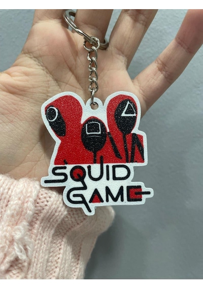 Squid Game Sevimli Figür Karakter Anahtarlık Çok Renkli 86431066