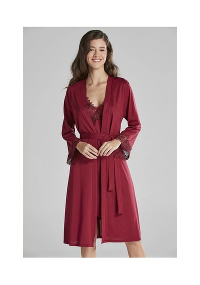 Moda Dua Pierre Cardin P5040 Bayan Penye 6'lı Gelin Çeyiz Seti bordo