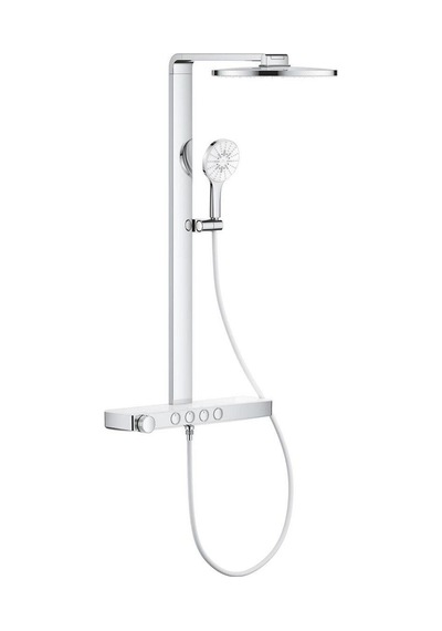 Rainshower Aqua Pure Duvara Monte Termostatlı Duş Sistemi - 1009640000 Gümüş