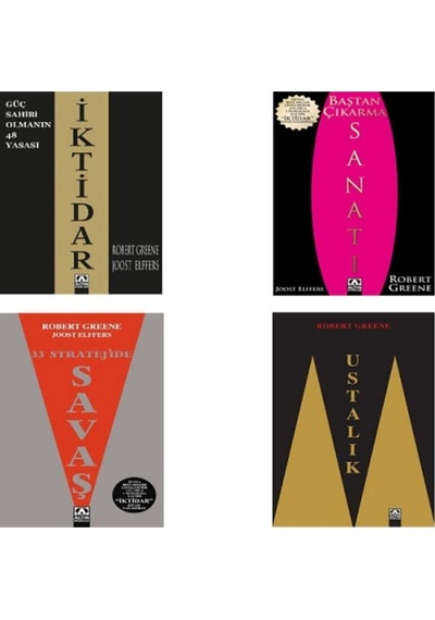 Baştan Çıkarma Sanatı - 33 Stratejide Savaş - Ustalık - Iktidar / 4 Kitap Set - Robert Greene