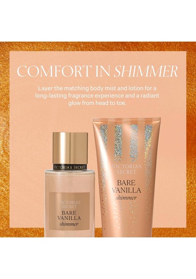 Bare Vanilla Shimmer 250 Ml Simli Işıltılı Kadın Vücut Spreyi