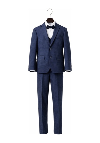 Ahengim Erkek Çocuk Slim Fit Premium Damatlık Smokin Takım Elbise Ak4000 Lacivert