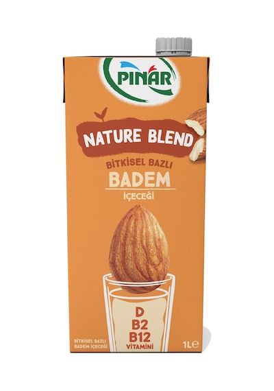 Pınar Nature Blend Bitkisel Bazlı Badem İçeceği 1 Lt X 6 Adet