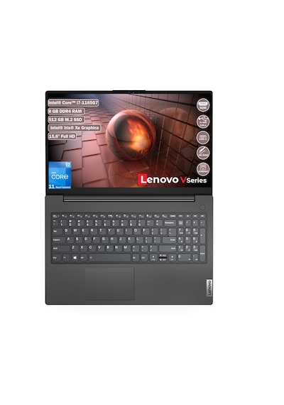 Lenovo V15 G2 ITL 82KB00CBTX i7-1165G7 8 GB 512 GB SSD 15.6" Free Dos FHD Dizüstü Bilgisayar