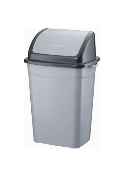 Sallanır Kapak Çöp Kovası 70 Lt Gri - 929473556 Gri