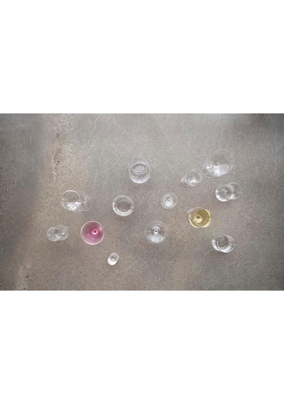 Rocks Kristal Camdan Kırmızı Şarap Kadehi, 40 Cl, 2'li Set, Şeffaf Çok Renkli