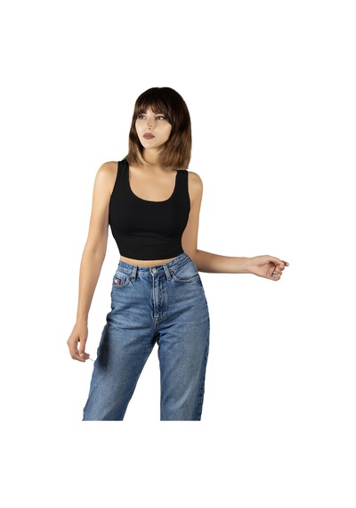 Terapi Men Siyah Fitted/vücuda Oturan Crop Halter Yaka Fitilli Esnek Örme Bluz Atlet Siyah Terapi Men Siyah Fitted/vücuda Oturan Crop Halter Yaka Fitilli Esnek Örme Bluz Atlet Siyah