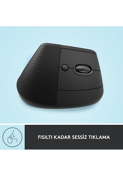 Logitech Lift Sessiz Kablosuz Ergonomik Dikey Mouse