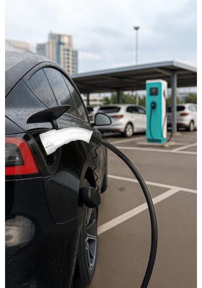 22kw Tip 2 5m Şarj Kablosu + Su Geçirmez Taşıma Çantası Seti 32a Trifaze