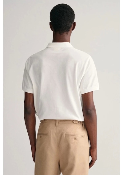 Gant Erkek Beyaz Regular Fit Logolu Polo Xxl Beyaz