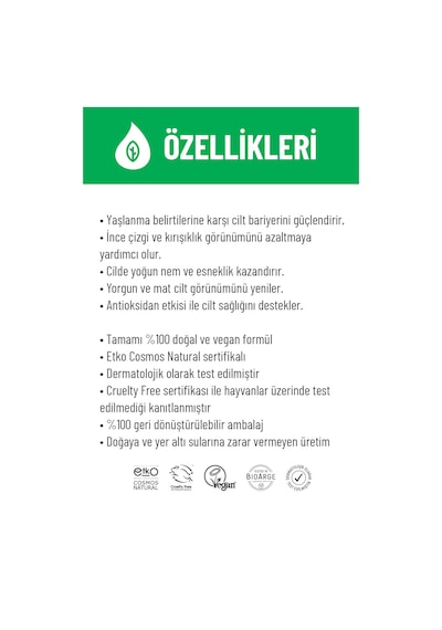 Siveno Doğal Yüz Kremi Hyaluronik Asit Aydınlatıcı Yenileyici Canlandırıcı 30 ML