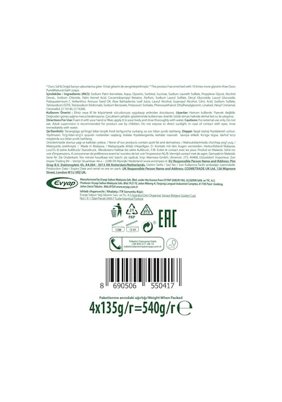 Duru Hydro Pure Aloe Vera 12 Adet Banyo Sabunu 12x135 Gr Aloe Vera