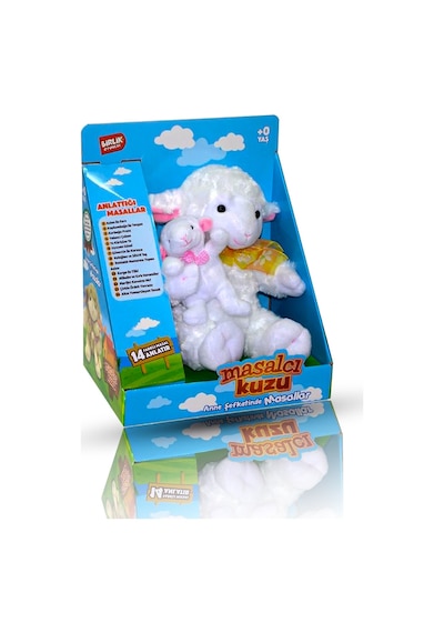 Birlik Oyuncak Masal Anlatan Yavrulu Peluş Kuzu