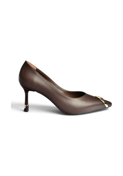 Fox Shoes Z308300809 Kahverengi İnce Topuklu Kadın Stiletto Ayakkabı