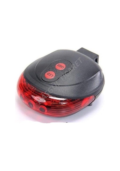 Hsgl Bisiklet Laser Arka Stop Jy-1L Mavi - Beyaz