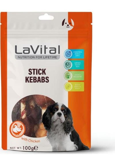 Lavital Ördek Etli Ve Tavuk Ciğerli Kebap Köpek Ödülü 100 Gr