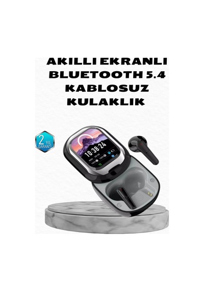 Mey İthalat Aktif Gürültü Engelleme Özellikli Kablosuz Kulaklık Akıllı Ekranlı Şarj Kutusu Diğer