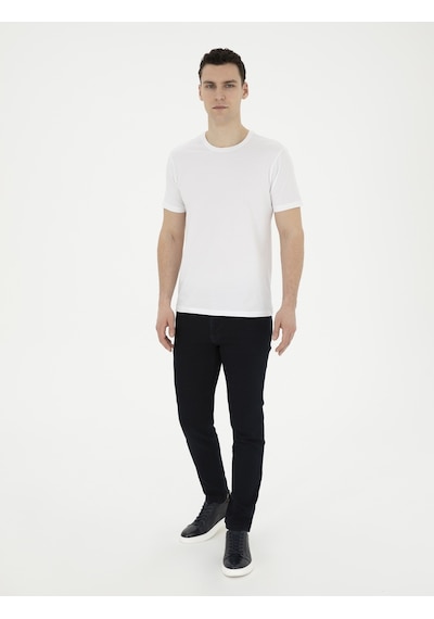 Pierre Cardin Erkek Beyaz Tişört Basic 50280751-vr013 Beyaz