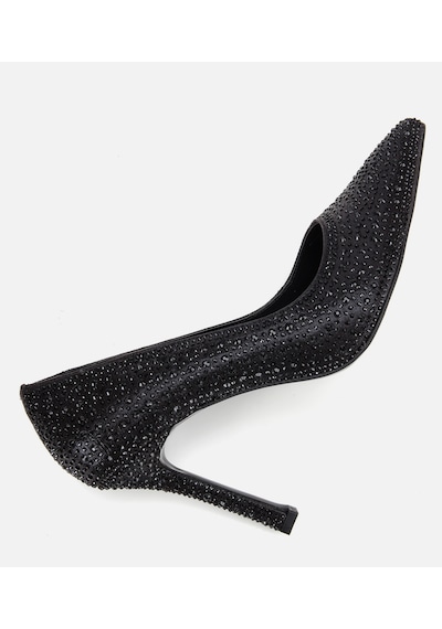 Hotiç Kadın Siyah Taşlı Yüksek Topuklu Stiletto 01ayh314790a100 01ayh314790a100 Siyah