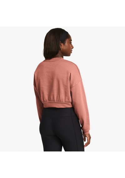 Under Armour Rival Terry Kadın Pembe Günlük Günlük Sweatshirt