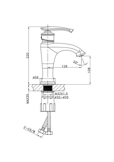 Fontana Altın Lavabo Bataryası